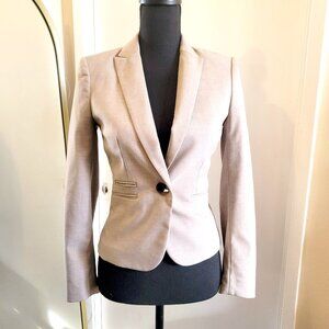 Taupe Fitted Blazer